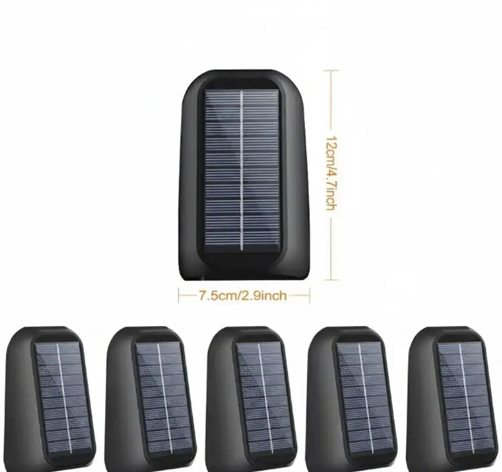 LumaFence™ Solar LED Fence Lights (4-Pack / 6-Pack) – Outdoor RGB Wall & Garden Accent Lighting Luminescense