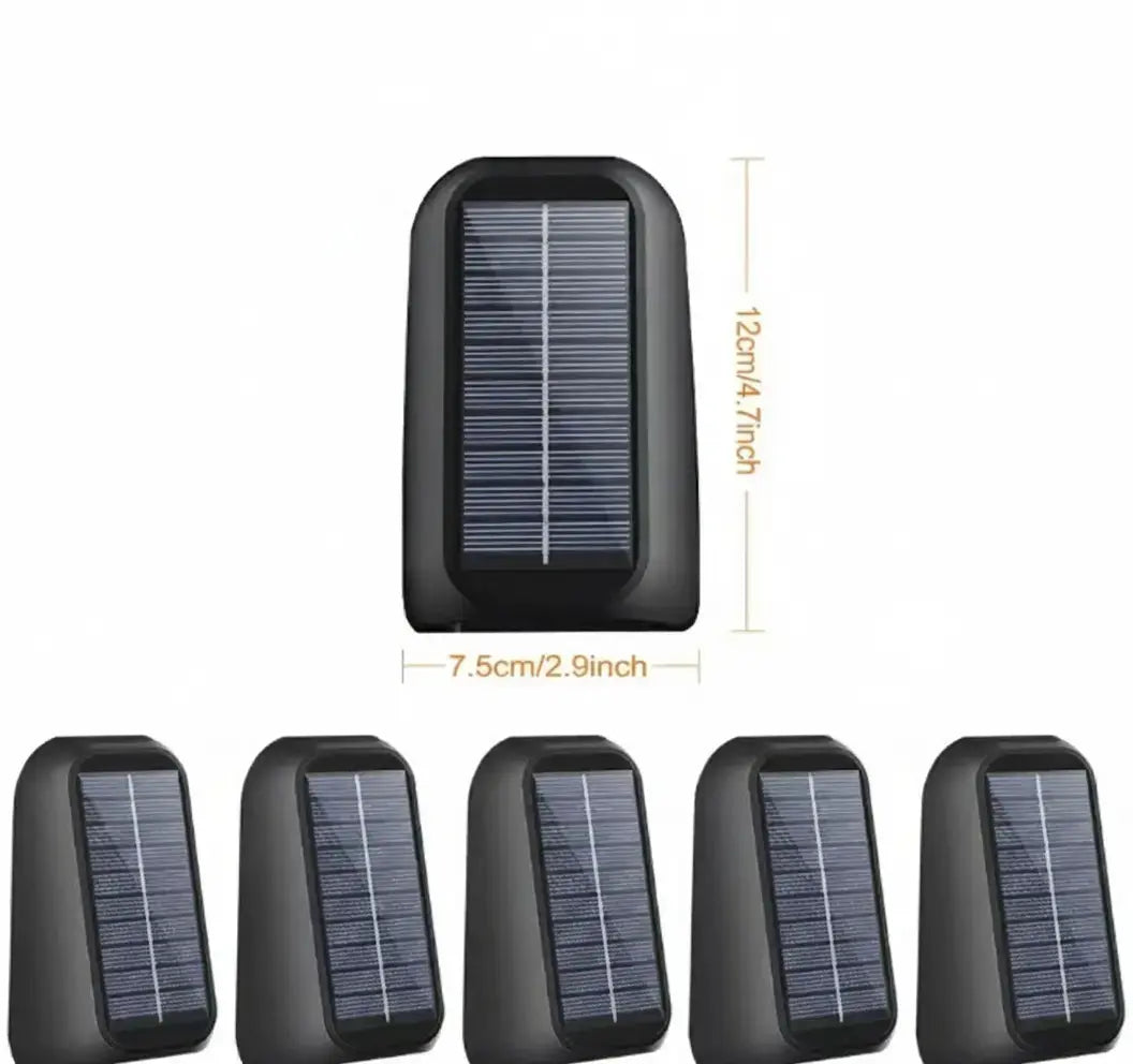 LumaFence™ Solar LED Fence Lights (4-Pack / 6-Pack) – Outdoor RGB Wall & Garden Accent Lighting Luminescense