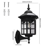 VintageLux™ Solar Outdoor Wall Lantern – Waterproof European-Style Solar Exterior Wall Light Luminescense