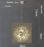 Stellara™ Firework Crystal Chandelier – Modern Luxury LED Pendant Light Luminescense