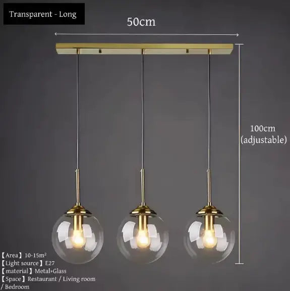 Ignisora™ Modern Glass Pendant Light Luminescense