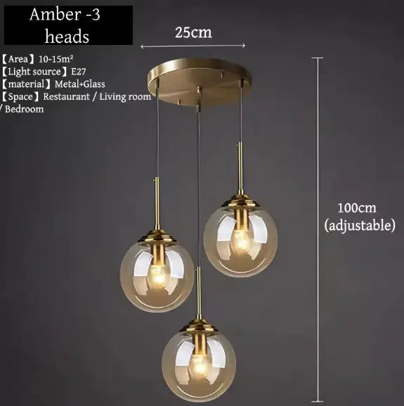Ignisora™ Modern Glass Pendant Light Luminescense