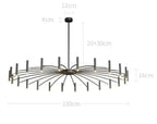 Strandor™ Modern LED Chandelier – Adjustable Multi-Arm Ceiling Light Luminescense