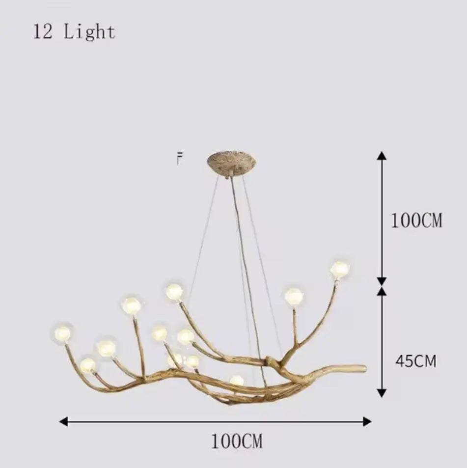 Modern Glass Bubble Chandelier - Luxury Branch Pendant Light - AuroraBranch™ Luminescense