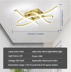 VoidArc™ Modern Curved LED Ceiling Light - Luxury Minimalist Flush Mount Luminescense