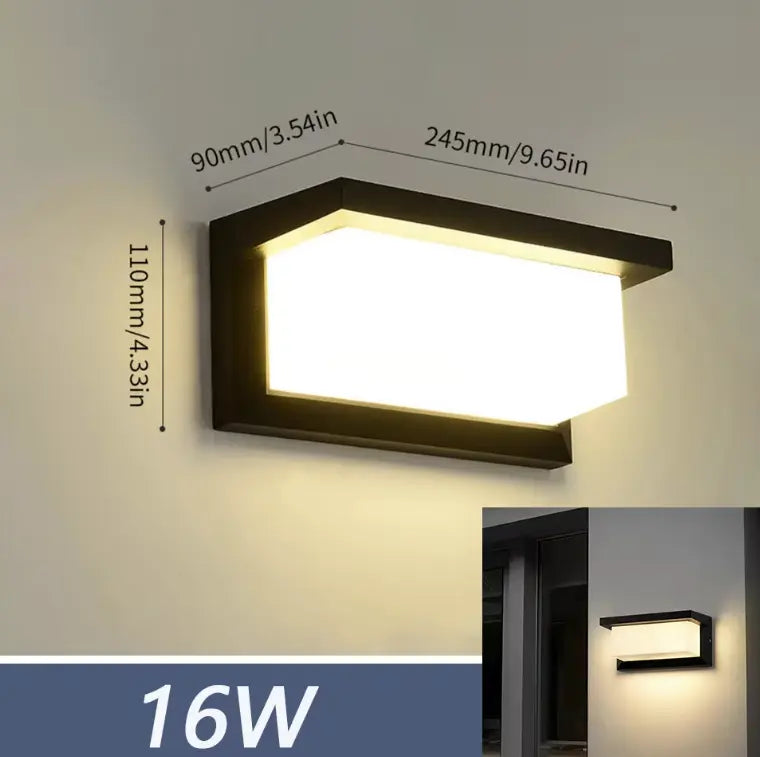 VoidShield™ IP66 Outdoor LED Wall Light - Waterproof Security Sconce - VOID Lighting™ Luminescense