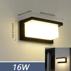 VoidShield™ IP66 Outdoor LED Wall Light - Waterproof Security Sconce - VOID Lighting™ Luminescense