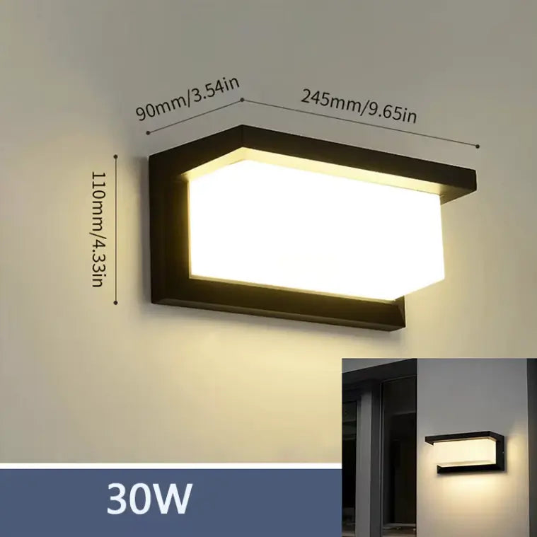 VoidShield™ IP66 Outdoor LED Wall Light - Waterproof Security Sconce - VOID Lighting™ Luminescense