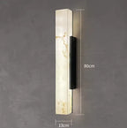 VoidMarble™ Luxury Outdoor Wall Sconce - Modern Marble Accent Light & LED Exterior Light - VOID Lighting™ Luminescense