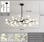 Crystal Branch Modern Chandelier - Luxury Nordic LED Ceiling Light - LumiBranch™ Luminescense