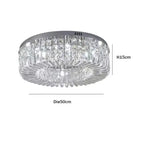 Modern Crystal Flush Mount Luxury Ceiling Light - Luxury LED Chandelier - AuroraCrest™ Luminescense