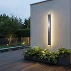 SolarGlow™ Linear Wall Light — Modern Solar-Powered Exterior Accent Lighting Luminescense