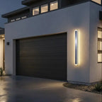 SolarGlow™ Linear Wall Light — Modern Solar-Powered Exterior Accent Lighting Luminescense