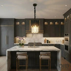 Obsidian Veil™ Crystal Pendant Light – Modern Black Luxury Chandelier Luminescense