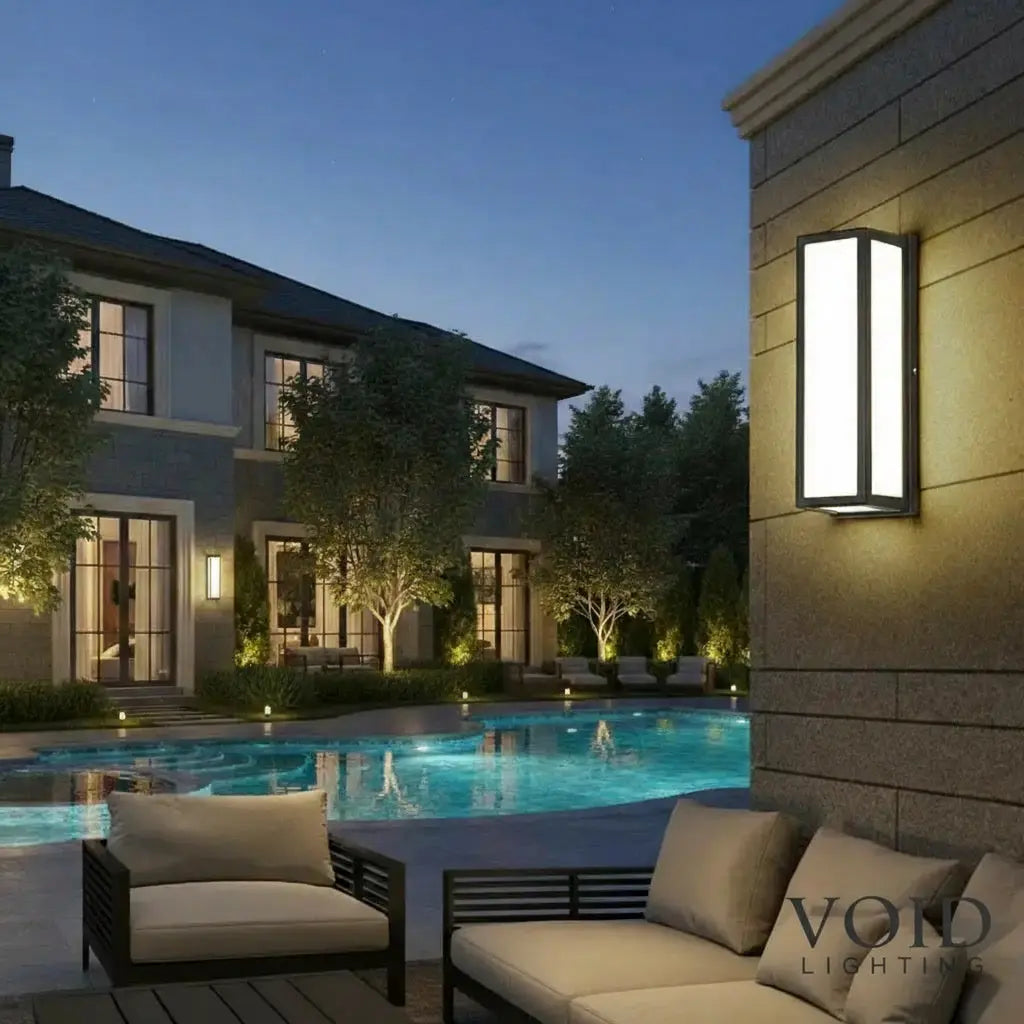 Vantor™ Modern Outdoor Waterproof LED Wall Sconce Light with Radar Motion Sensor Luminescense