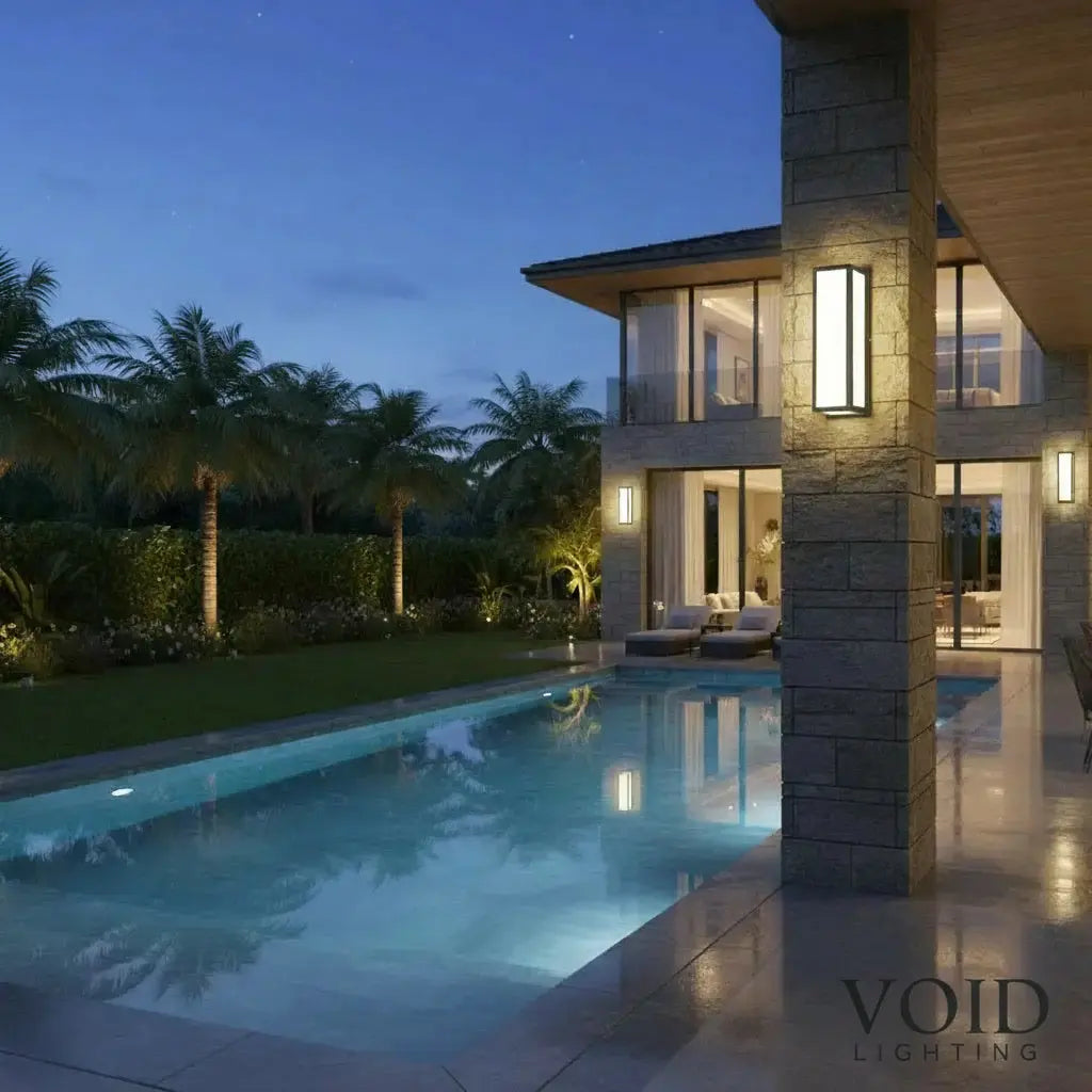 Vantor™ Modern Outdoor Waterproof LED Wall Sconce Light with Radar Motion Sensor Luminescense