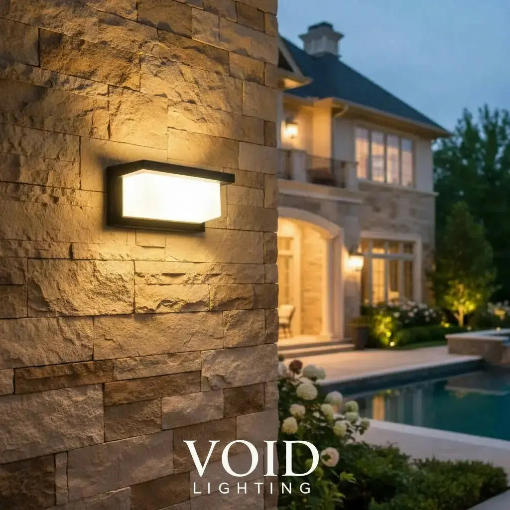 VoidShield™ IP66 Outdoor LED Wall Light - Waterproof Security Sconce - VOID Lighting™ Luminescense