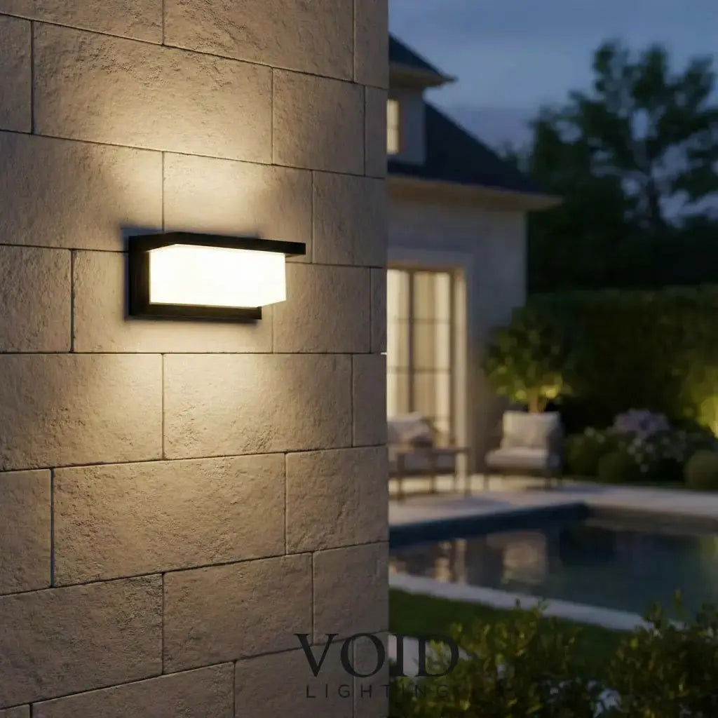 VoidShield™ IP66 Outdoor LED Wall Light - Waterproof Security Sconce - VOID Lighting™ Luminescense