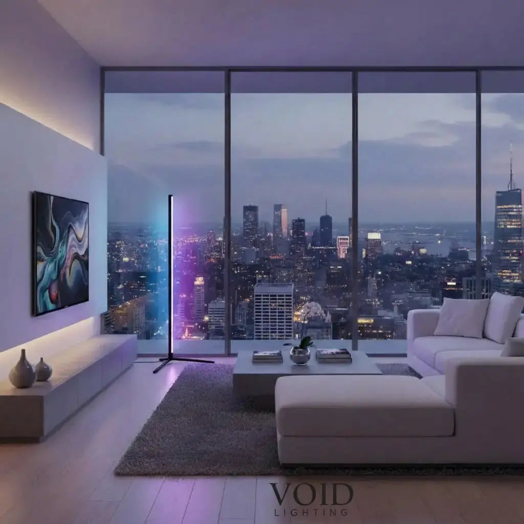 VoidCorner™ RGB Mood Floor Lamp - Minimalist LED Corner Light - Modern Atmosphere Lighting Luminescense