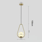 Modern Brass & Black Glass Lighting Pendant - Luxury Industrial Chandelier - Elara™ Luminescense