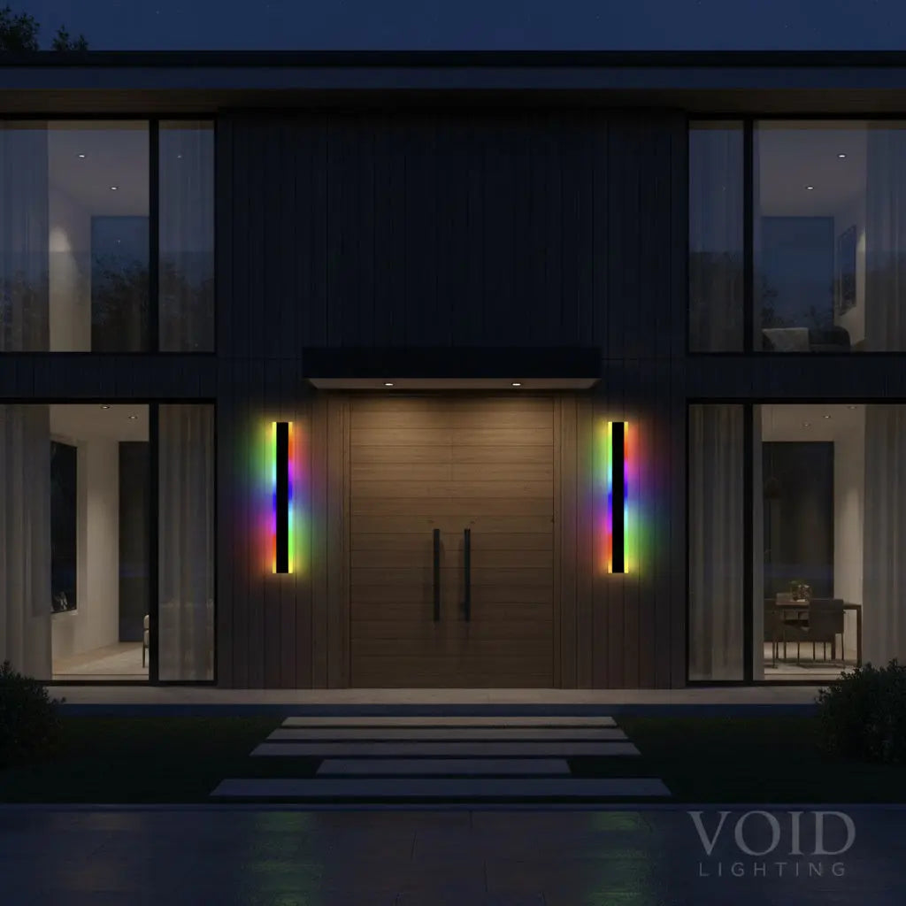 ForgeGlow RGB™ Smart RGB Linear Wall Sconce | Waterproof IP65 Modern LED Bar | App-Controlled Mood Light Luminescense