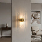 Aurielle™ Crystal Wall Sconce - Gold Void Lighting