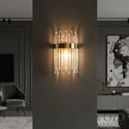 Aurielle™ Crystal Wall Sconce - Gold Void Lighting