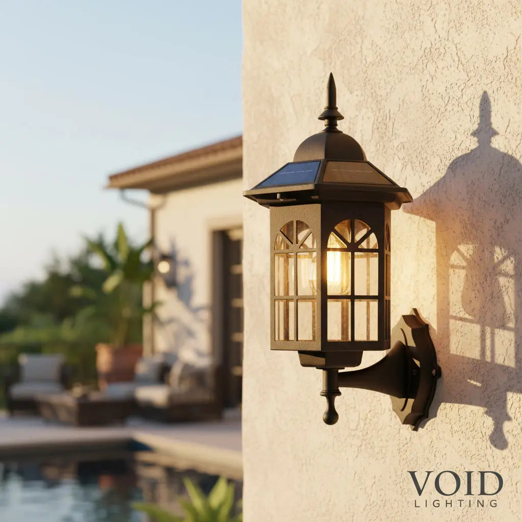 VoidRetro™ Solar Pathway Lights - Waterproof Vintage Outdoor LED Garden Lighting Luminescense