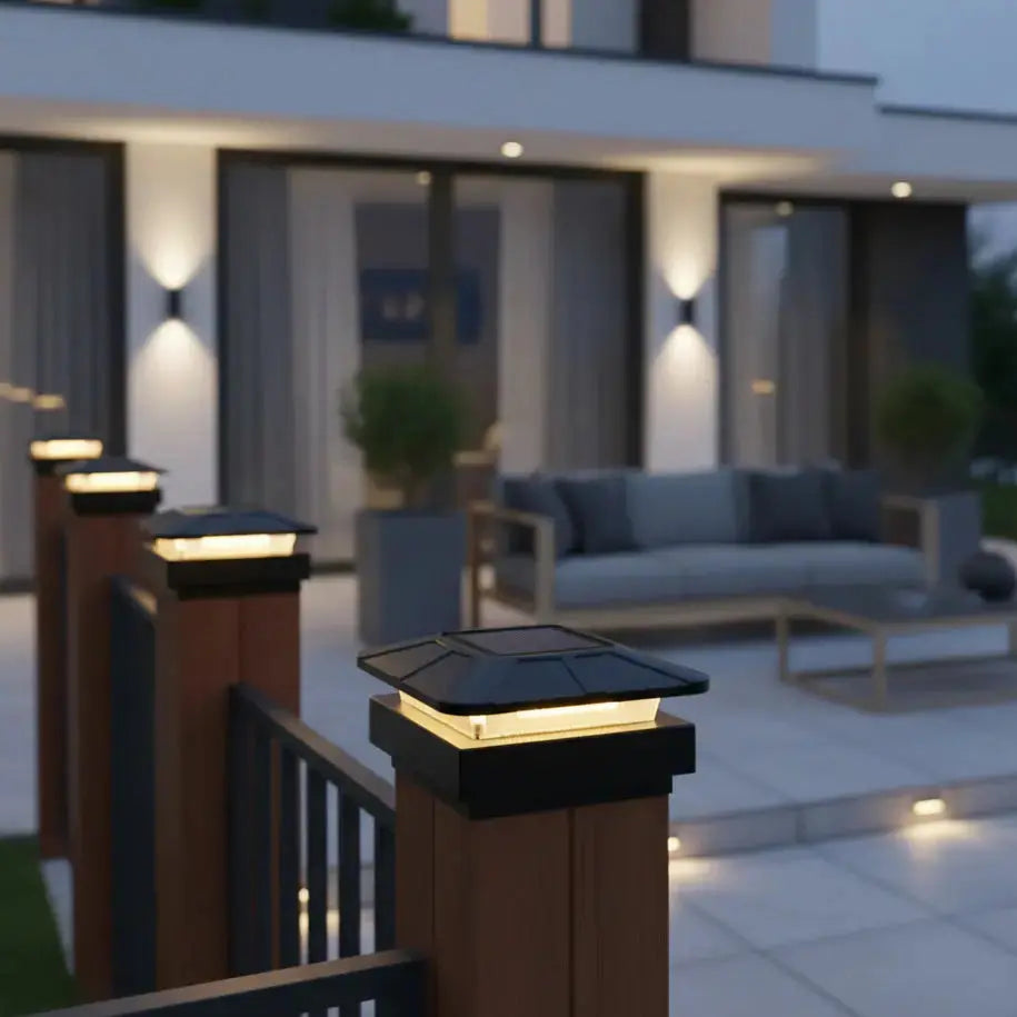 Solar Fence Post Cap Light – IP65 Waterproof LED Solar Post Light Luminescense