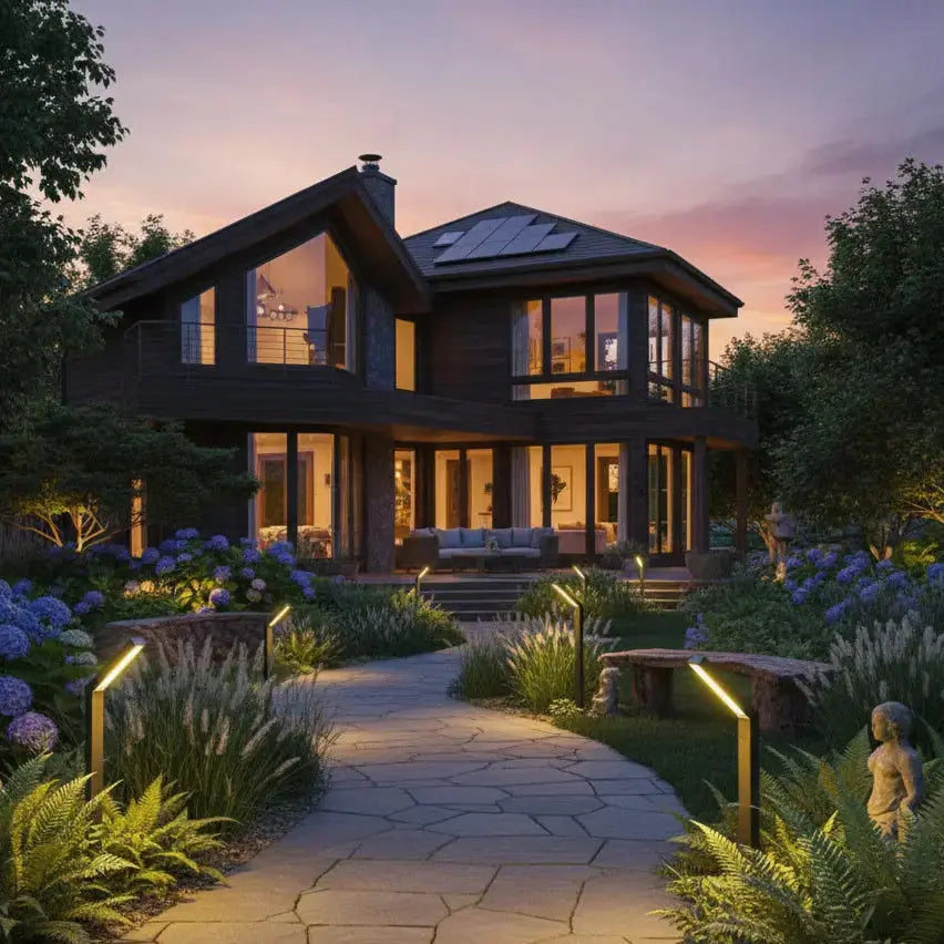 SolarGlow™ Outdoor Pathway Lights – Modern Solar Garden & Walkway Lighting Luminescense