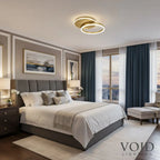 Modern Minimalist Semi-Flush Ceiling Light - Luxury LED Ceiling Light - AeroGlow™ Luminescense