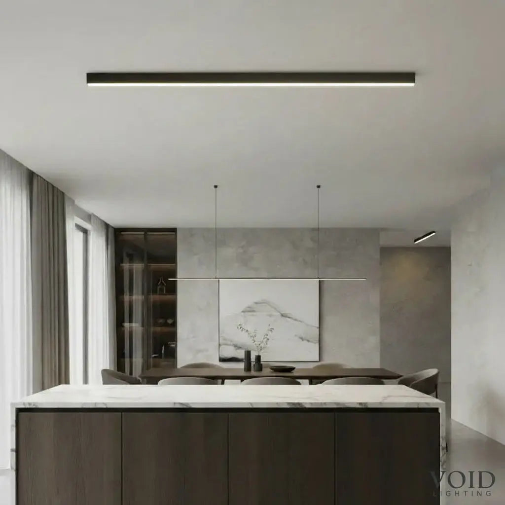 VoidLine™ Minimalist LED Ceiling Light - Luxury Modern Flush Mount - VOID Lighting™ Luminescense