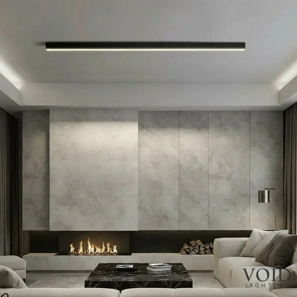 VoidLine™ Minimalist LED Ceiling Light - Luxury Modern Flush Mount - VOID Lighting™ Luminescense