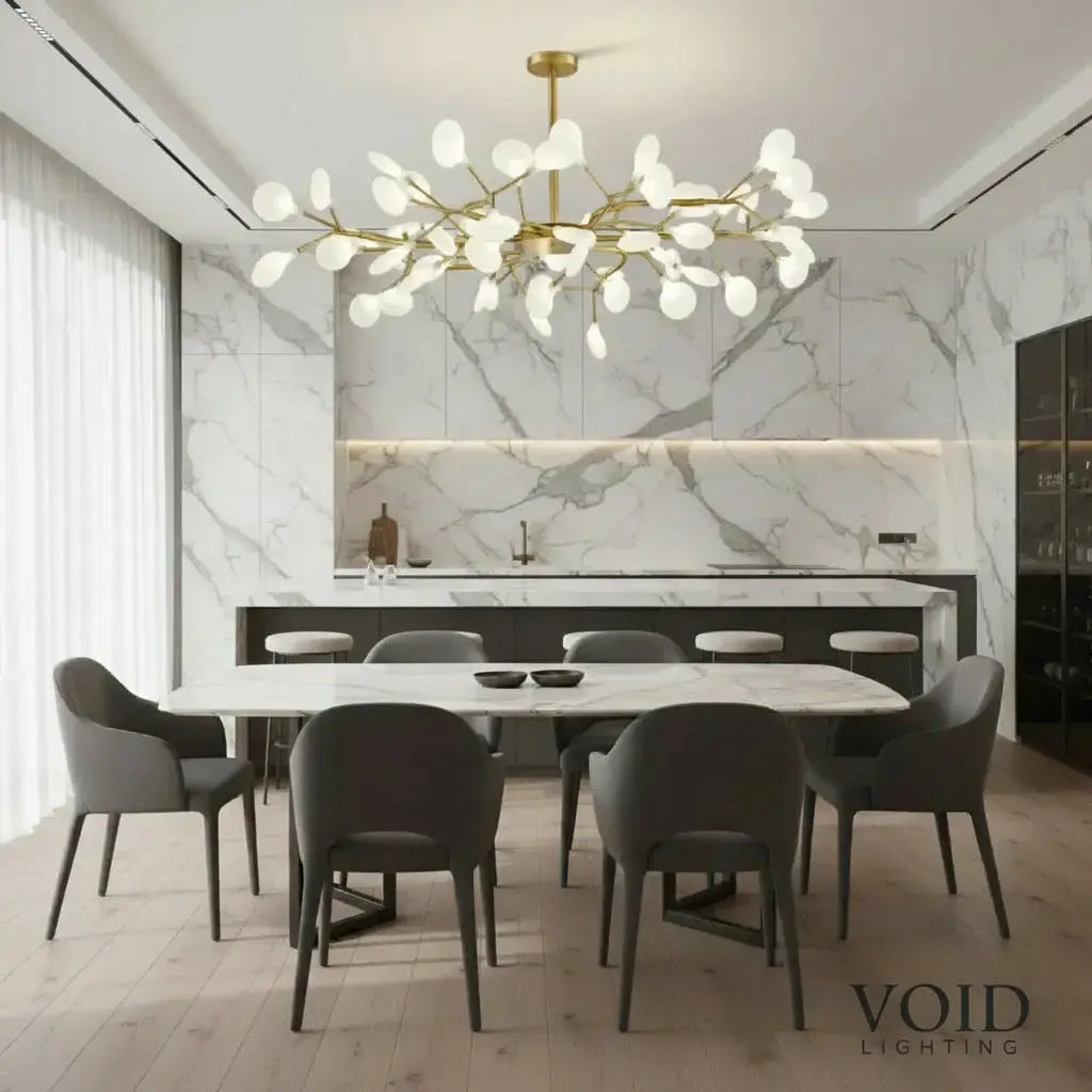 Modern Crystal Branch Chandelier - Luxury Nordic LED Ceiling Light - LumiBranch™ Luminescense