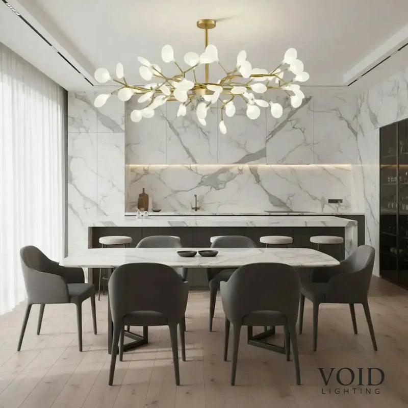 Modern Crystal Branch Chandelier - Luxury Nordic LED Ceiling Light - LumiBranch™ Luminescense