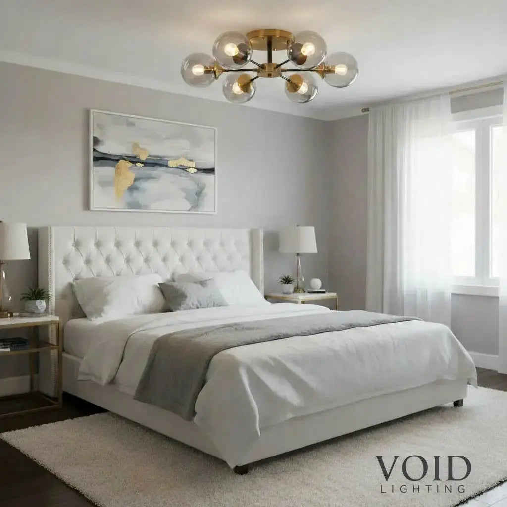 Modern Glass Orb Chandelier - Luxury Nordic LED Pendant - Orbitalis™ Luminescense