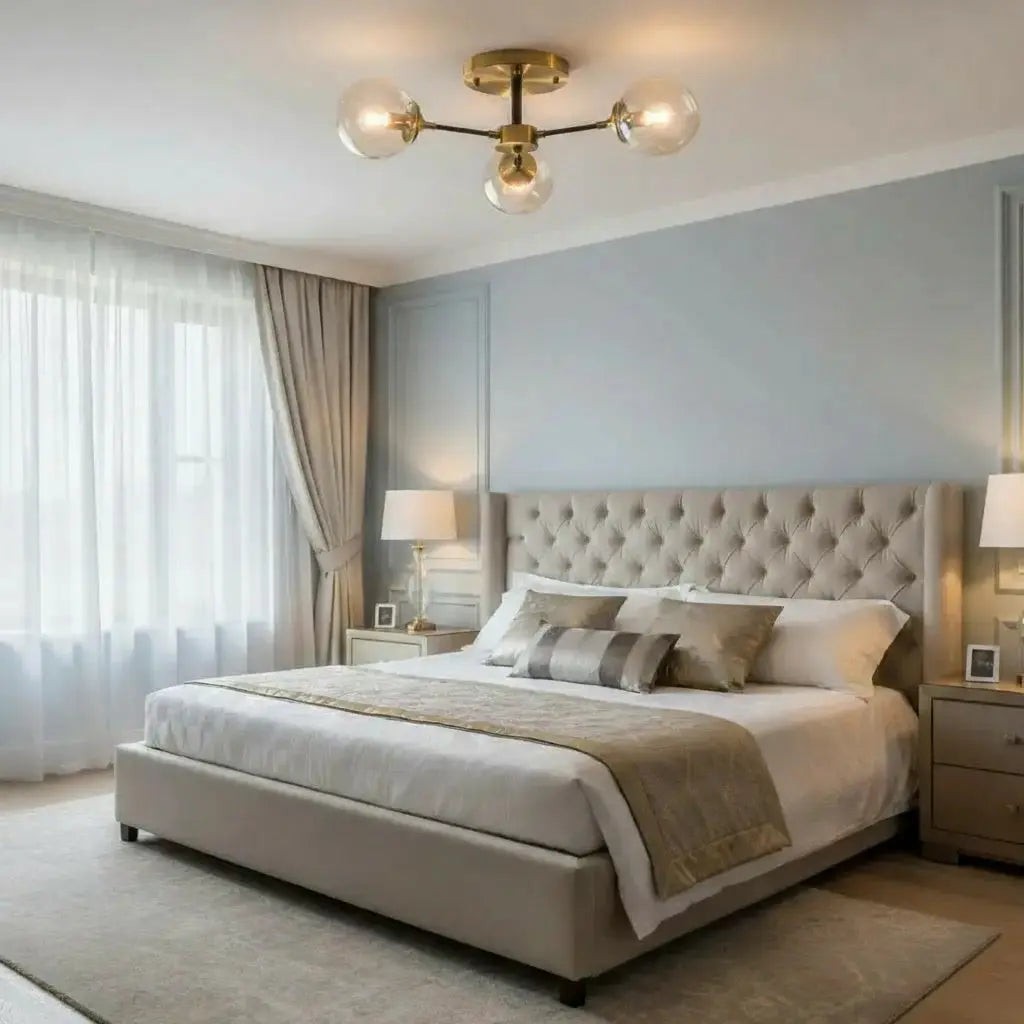 Modern Glass Orb Chandelier - Luxury Nordic LED Pendant - Orbitalis™ Luminescense