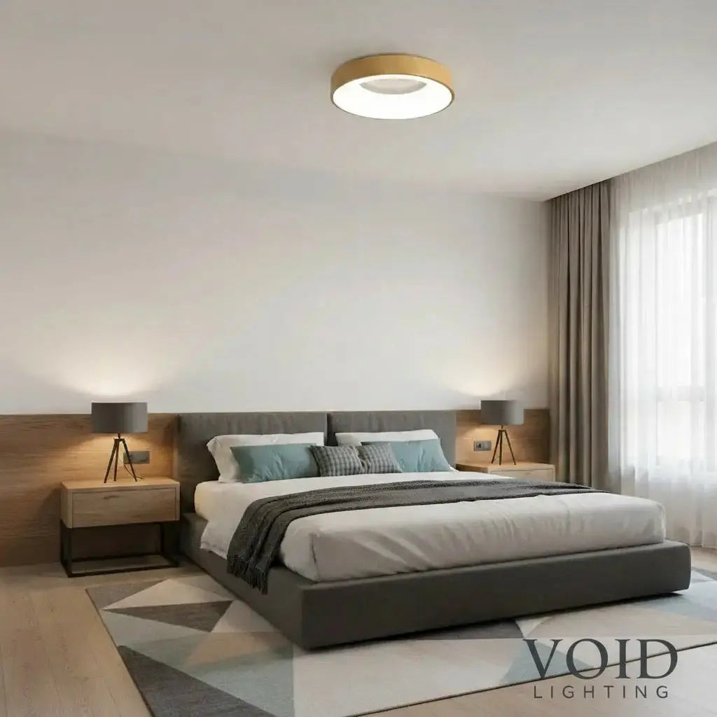 Modern Smart LED Ceiling Light - Minimalist Nordic Flush Mount - NordiCore™ Luminescense