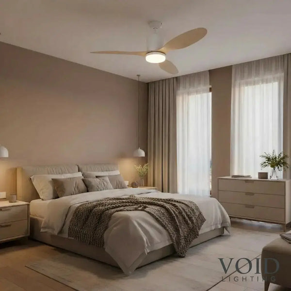 Modern LED Ceiling Fan with Remote - Silent 3-Blade Fan Light - Aeris™ Luminescense