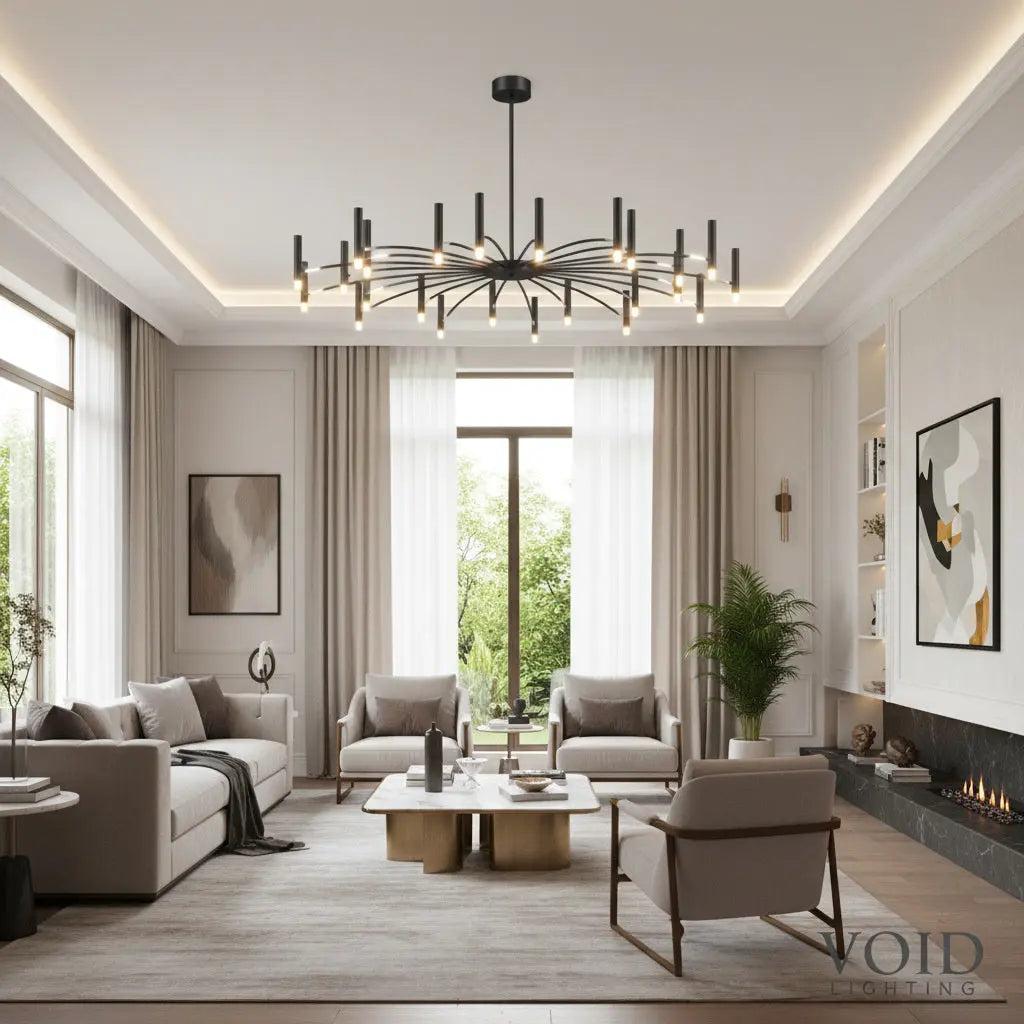 Strandor™ Modern LED Chandelier – Adjustable Multi-Arm Ceiling Light Luminescense