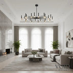Strandor™ Modern LED Chandelier – Adjustable Multi-Arm Ceiling Light Luminescense