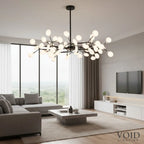 Modern Crystal Branch Chandelier - Luxury Nordic LED Ceiling Light - LumiBranch™ Luminescense