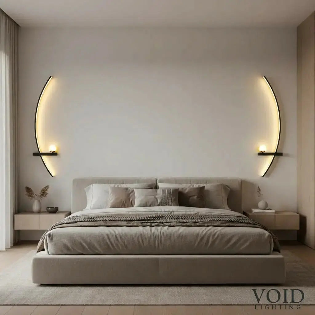 LumiArc™ Modern LED Wall Sconce - Minimalist Accent Light – Void