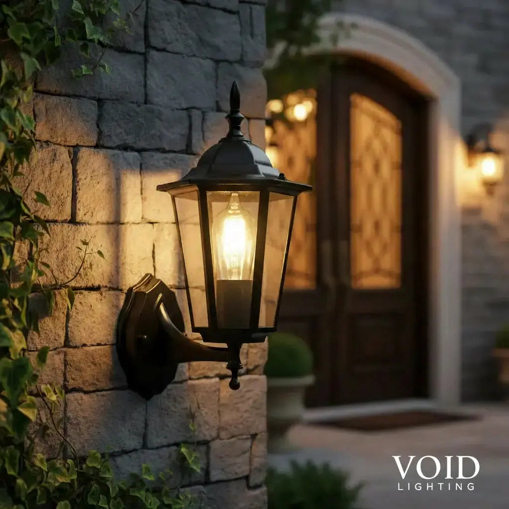 VoidLegacy™ Vintage Outdoor Wall Lantern - Waterproof Industrial Exterior Sconce - VOID Lighting™ Luminescense