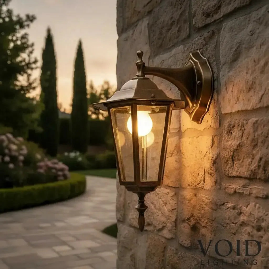 VoidLegacy™ Vintage Outdoor Wall Lantern - Waterproof Industrial Exterior Sconce - VOID Lighting™ Luminescense
