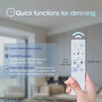 LumiFlow™ Modern Multi-Ring LED Chandelier – Dimmable Ceiling Light Luminescense