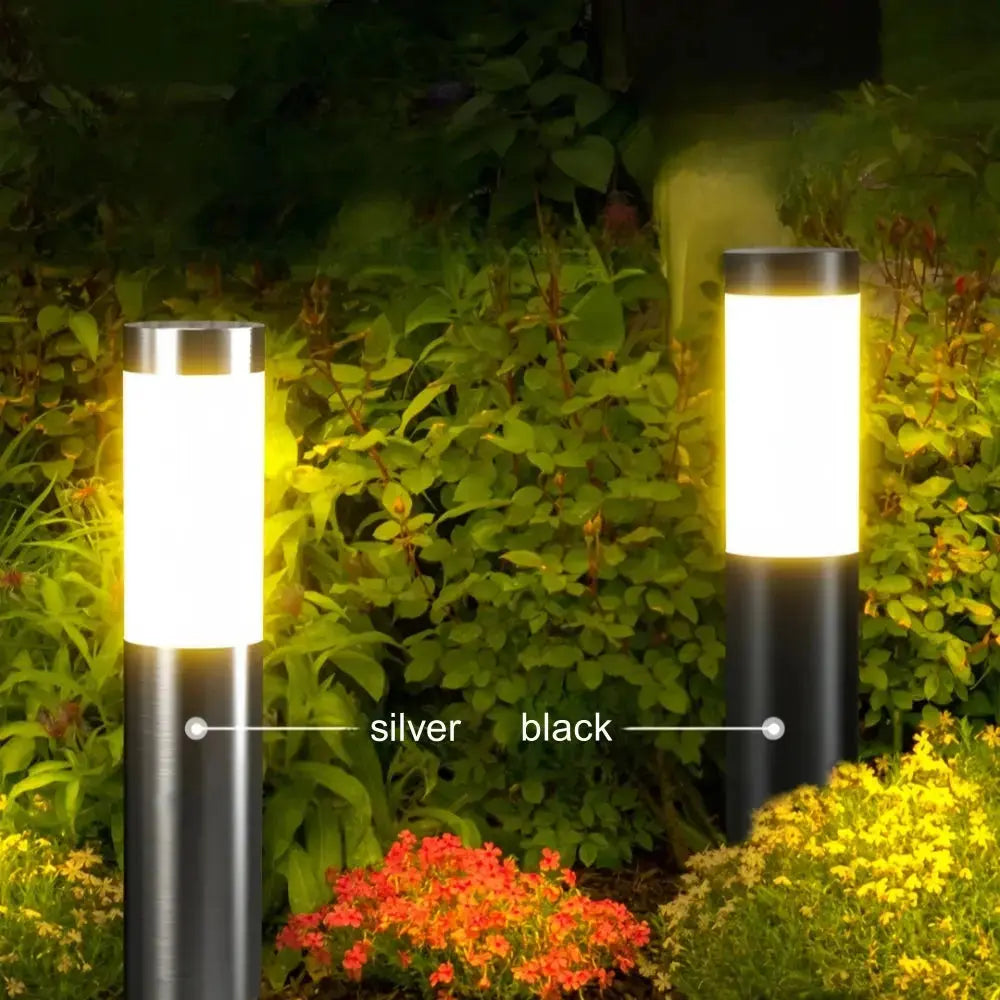 SolarPath™ Stainless Steel Outdoor Path Lights – Modern IP65 Garden & Walkway Lighting (Small & Large) Luminescense