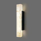 MarbellaLux™ Modern Marble LED Wall Sconce – Luxury Minimalist Vertical Accent Light Luminescense