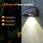 LumaFence™ Solar LED Fence Lights (4-Pack / 6-Pack) – Outdoor RGB Wall & Garden Accent Lighting Luminescense