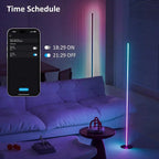 LuminaEdge™ RGB Corner Floor Lamp – 155cm Smart Ambient LED Light Luminescense